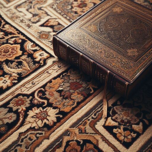 alfombra silkvu y libro detalle 2